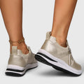 Dam Sneakers – Dragkedja – Snörning – Platåsula – bild 6