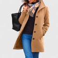 Dam Kappa – Enkelknäppt – Nedvikt Krage – Sidofickor – bild 1