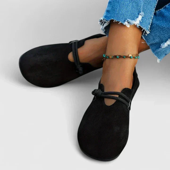 Dam Loafers – Snördetalj i Rep – Rundad Tå – Vardaglig Passform
