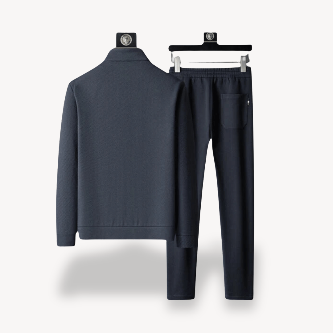 Herrtracksuit – 2-delat set – Jacka med dragkedja – Joggingbyxor