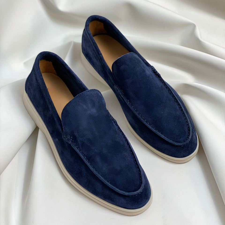 Herr Loafers – Mockaöverdel – Tjock Gummisula – Slip-on