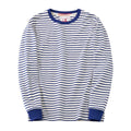 Herr Långärmad T-shirt – Rund Hals – Ribbade Muddar – Rak Passform – bild 2