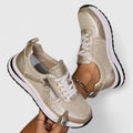 Dam Sneakers – Dragkedja – Snörning – Platåsula – bild 2