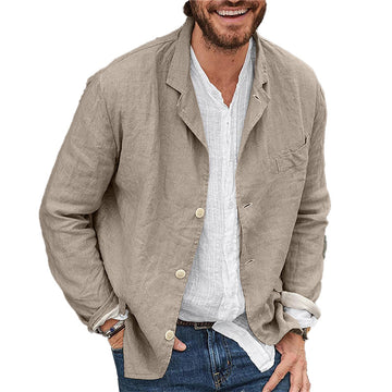 Herrjacka i linne – Kavajstil – Lätt sommarjacka – Smart casual design