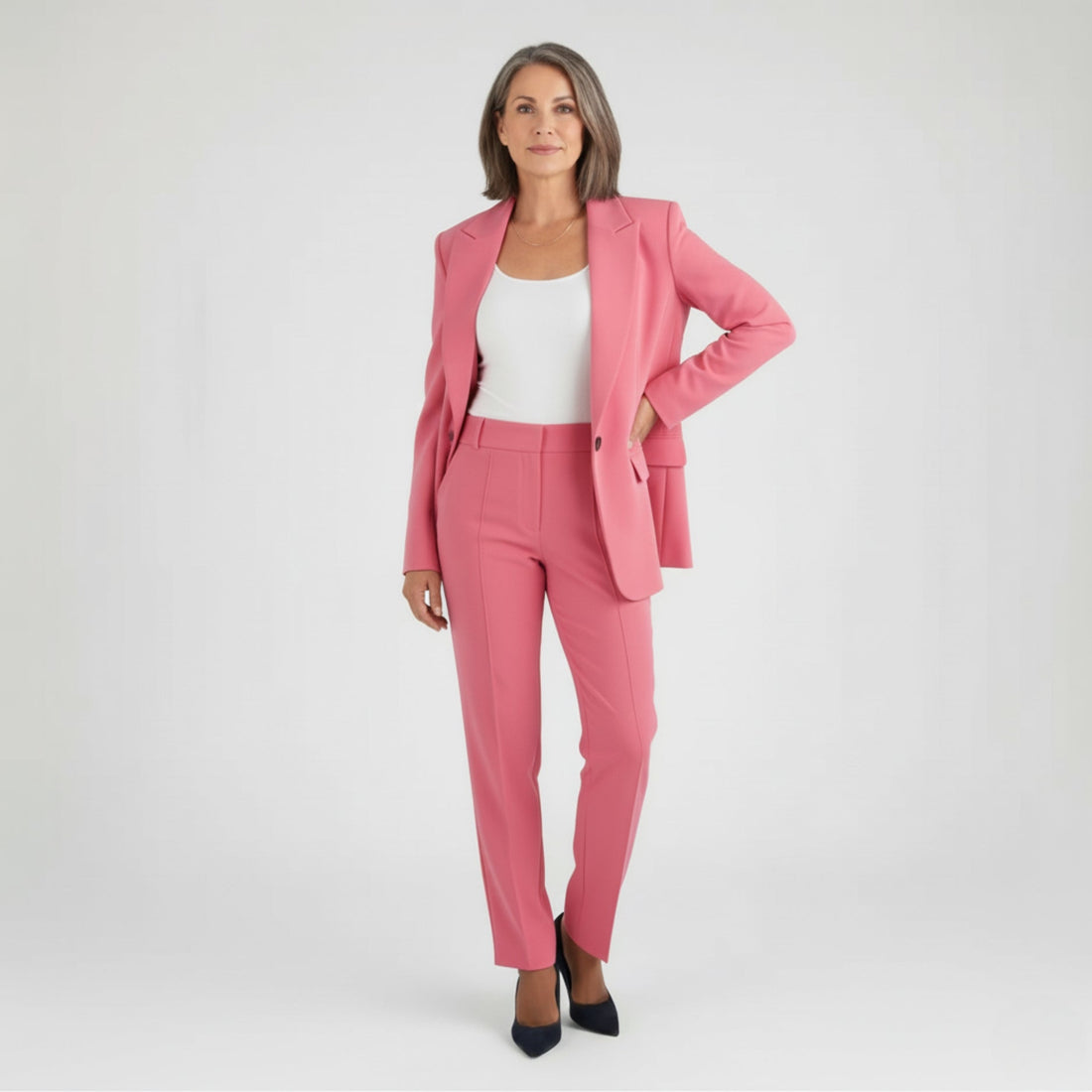 Damkostym – Skräddarsydd passform – Lätt stretch – Elegant stil