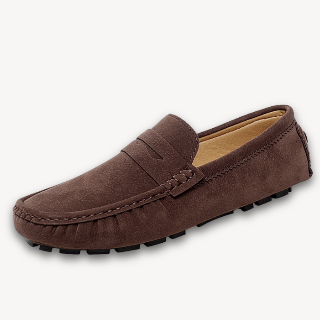 Herrloafers – Mockalook – Halkfri sula – Bekväm passform