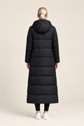 Damparka – Lång modell – Huva – Quiltad isolering, framifrån
