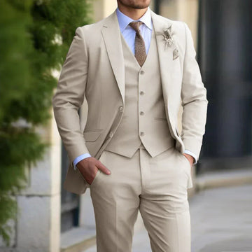Herrkostym – 3-delat – Slim fit – Klassisk design