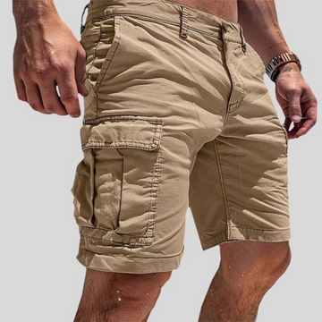 Herr Cargoshorts – Rymliga Cargofickor – Ledig Passform – Sommar
