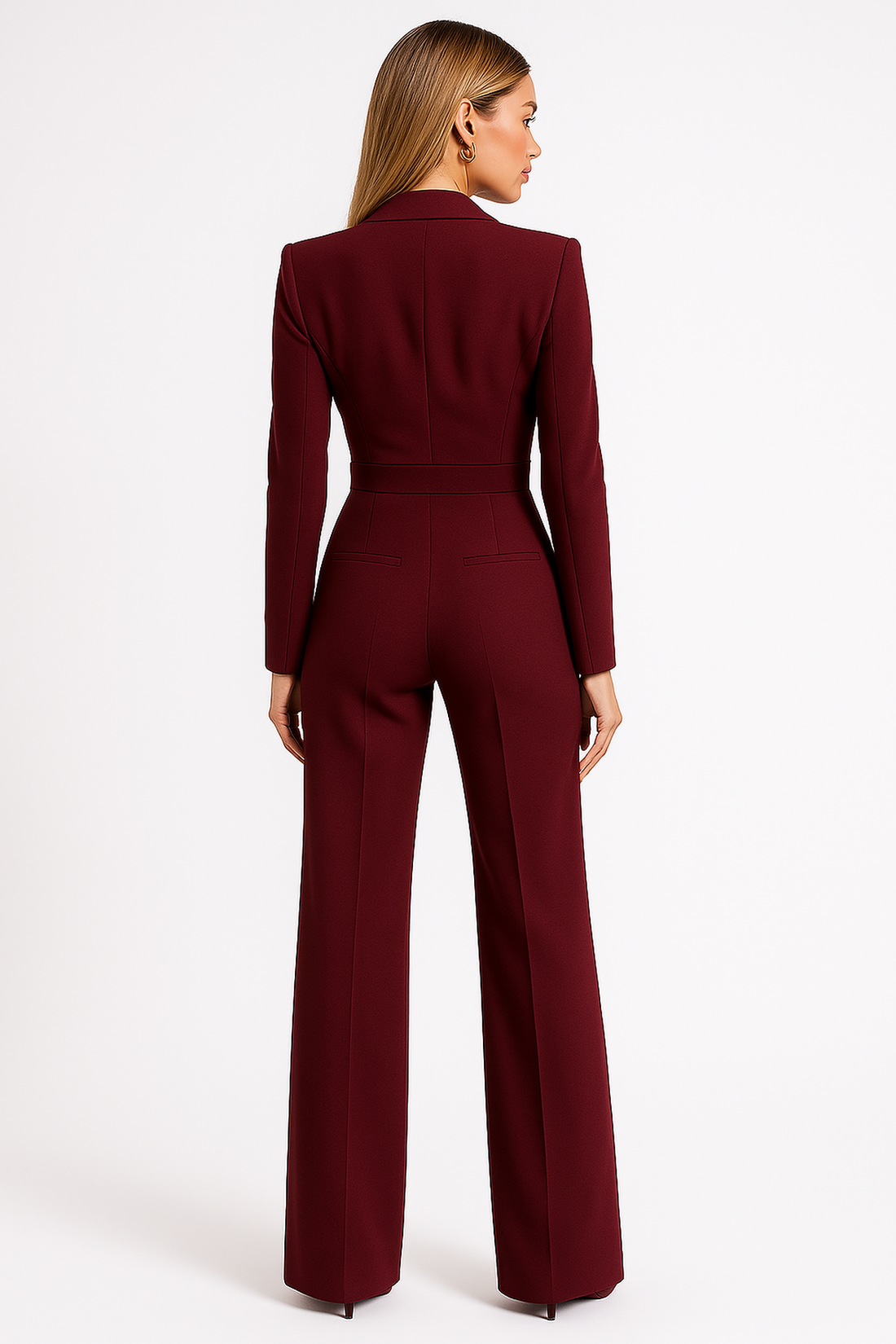 Dam Jumpsuit – Kavajkrage – Figurnära Passform – Vida Ben