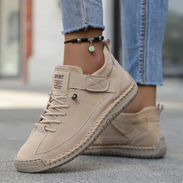 Dam Sneakers – Snörning – Ledig Passform – Vardagssko