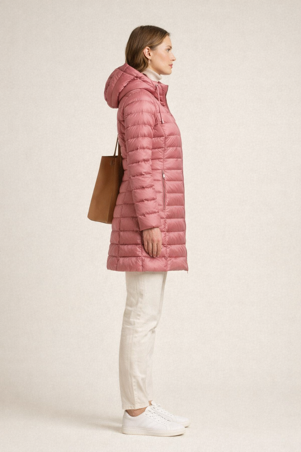Damparka – Quiltad – Isolerad – Huva, framifrån