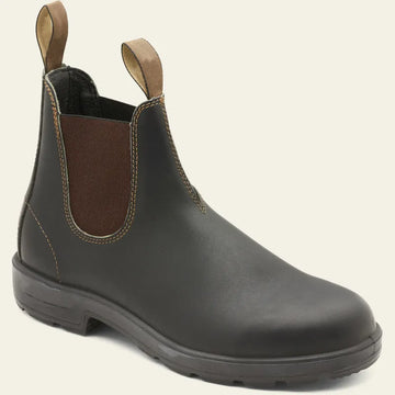 Herr Chelsea Boots – Läder – Resårsidor – Grov Gummisula – bild 1