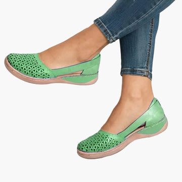 Dam Loafers – Genombruten Design – Kilklack – Slip-on