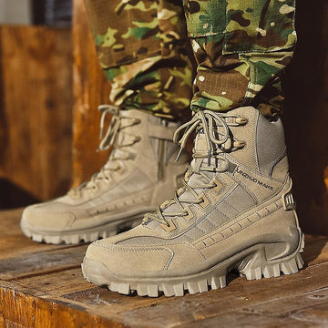 Herr Taktiska Boots – Snörning – Högt skaft – Utomhus