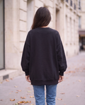 Dam Oversized Sweatshirt – Rund Hals – Lång Modell – Höst – bild 5