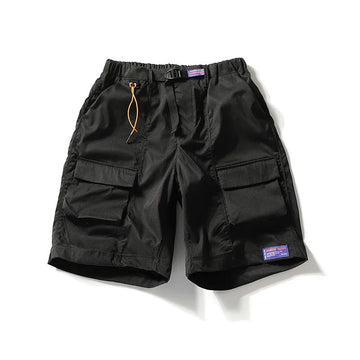 Herr Cargo Shorts – Stora Cargofickor – Elastisk Midja – Ledig Passform
