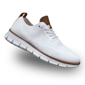 Herr Sneakers – Stickad Ovandel – Snörning – Vardaglig Passform